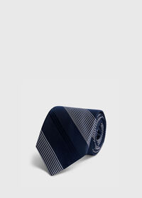 Paul Stuart Silk Woven Stripe Tie, thumbnail 1