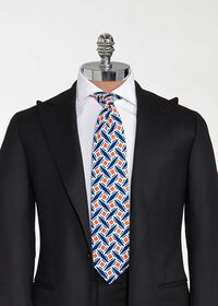 Paul Stuart Scattered Deco Square Tie, thumbnail 2