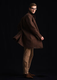 Paul Stuart Wool Raw Edge Coat, thumbnail 2