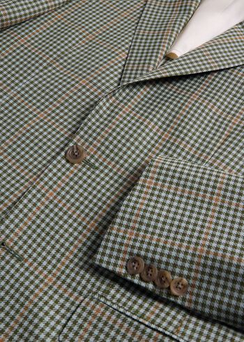 Paul Stuart Super 140s Wool Plaid Jacket