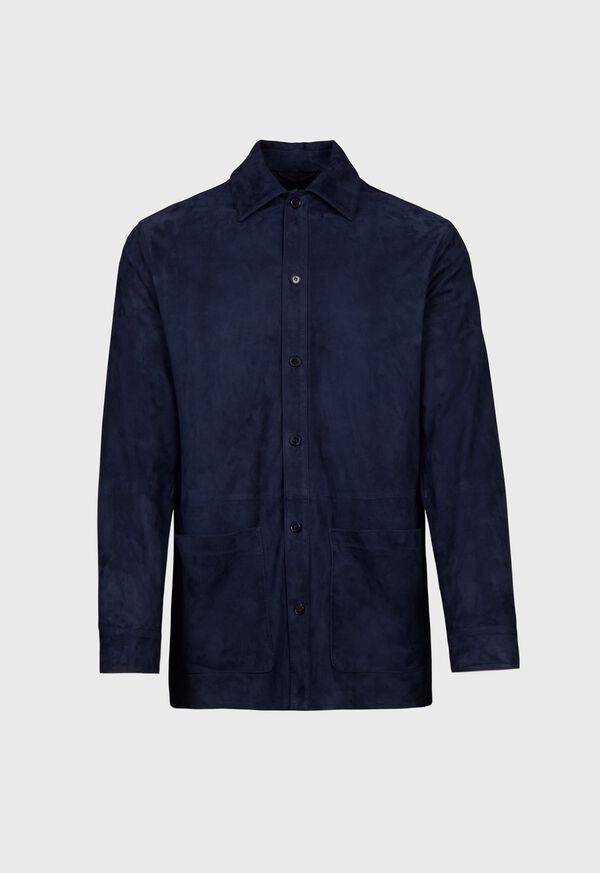 Paul Stuart Suede Shirt Jacket