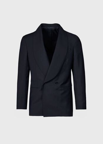 Paul Stuart Wool Double Breasted Shawl Collar Tuxedo
