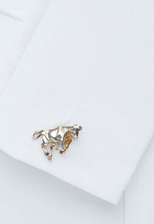 Paul Stuart Bull and Bear Cuff Links, image 2