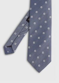 Paul Stuart Silk Jacquard Spaced Diamond Tie, thumbnail 1
