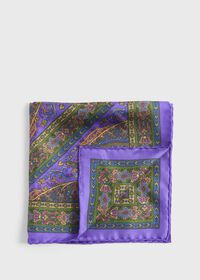 Paul Stuart Silk Paisley Pocket Square, thumbnail 1