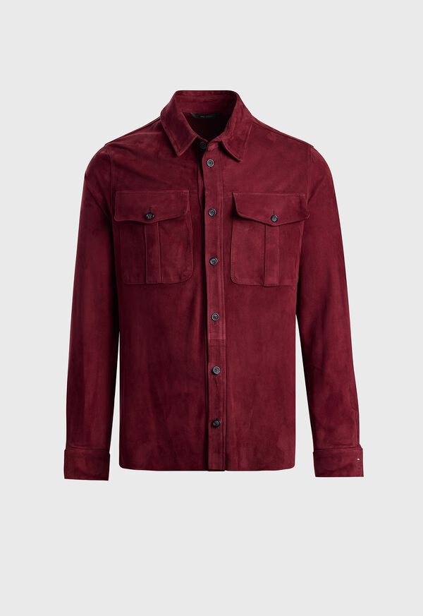 Paul Stuart Suede Shirt Jacket, image 1