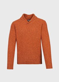 Paul Stuart Cashmere Donegal Shawl Collar Pullover Sweater, thumbnail 1