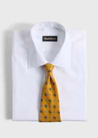 Paul Stuart Printed Silk Square Medallion Tie, thumbnail 2