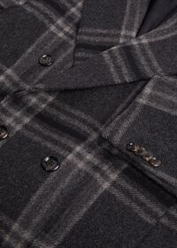 Paul Stuart Plaid Double Breasted Coat, thumbnail 2