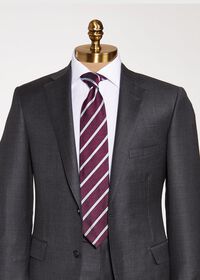 Paul Stuart Textured Stripe Tie, thumbnail 2