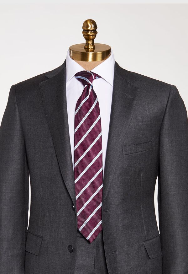Paul Stuart Textured Stripe Tie, image 2