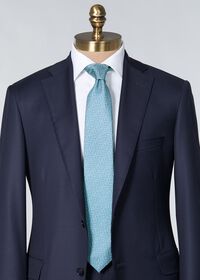Paul Stuart Printed Silk Two Color Micro Oval Tie, thumbnail 2
