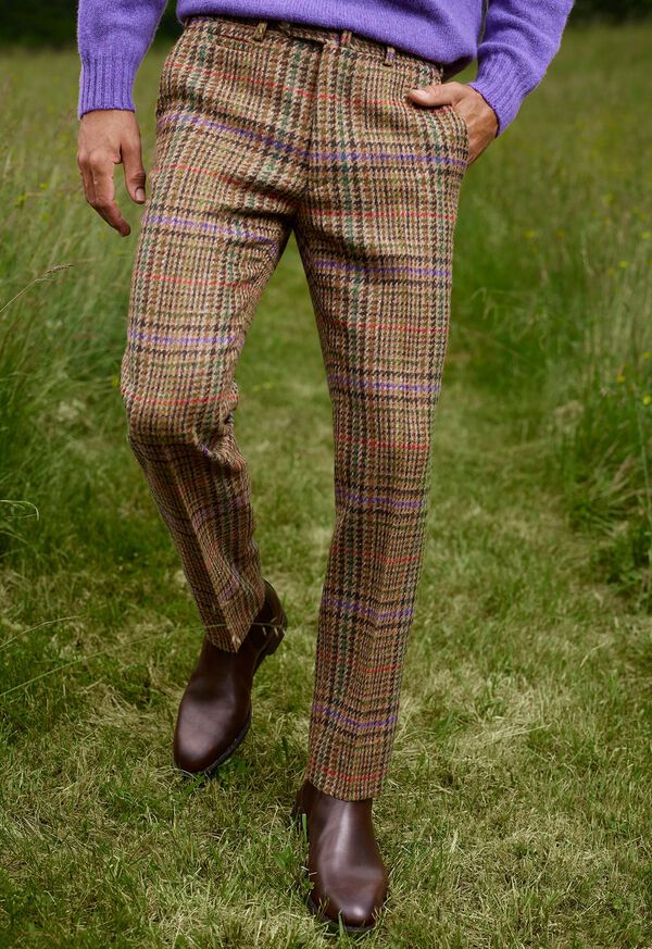 Paul Stuart Shetland Wool Plaid Trouser, image 2