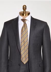 Paul Stuart Textured Stripe Tie, thumbnail 2