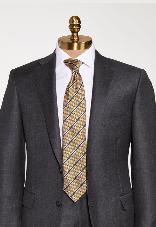 Paul Stuart Textured Stripe Tie, image 2