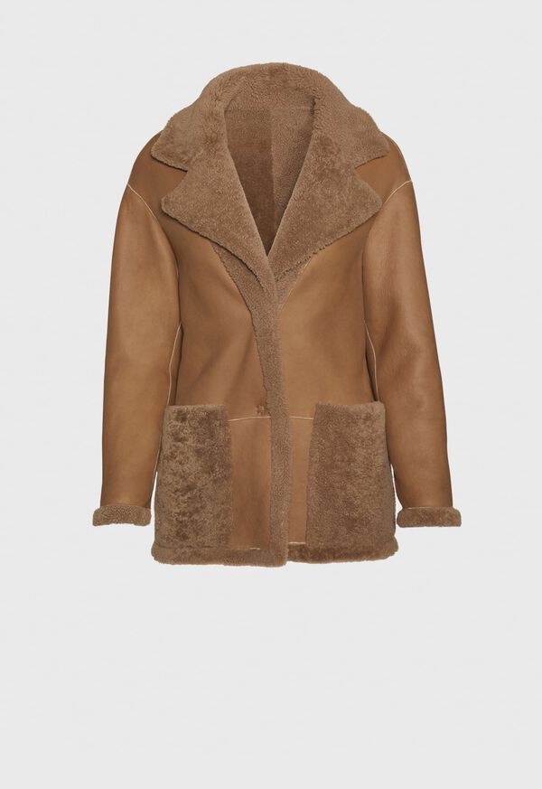 Reversible Boxy Shearling Jacket - Ready-to-Wear 1AB7LV