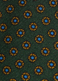 Paul Stuart Micro Medallion Printed Silk Tie, thumbnail 3