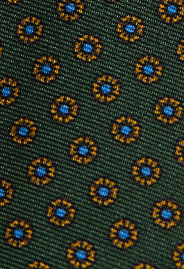 Paul Stuart Micro Medallion Printed Silk Tie, image 3
