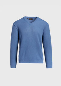Paul Stuart Classic Alpaca Links V-Neck Sweater, thumbnail 4
