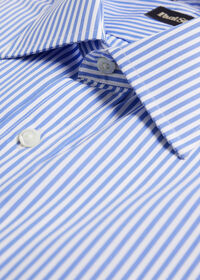 Paul Stuart Blue Bengal Stripe Dress Shirt, thumbnail 2