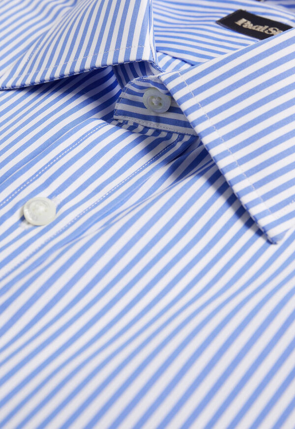 Paul Stuart Blue Bengal Stripe Dress Shirt, image 2