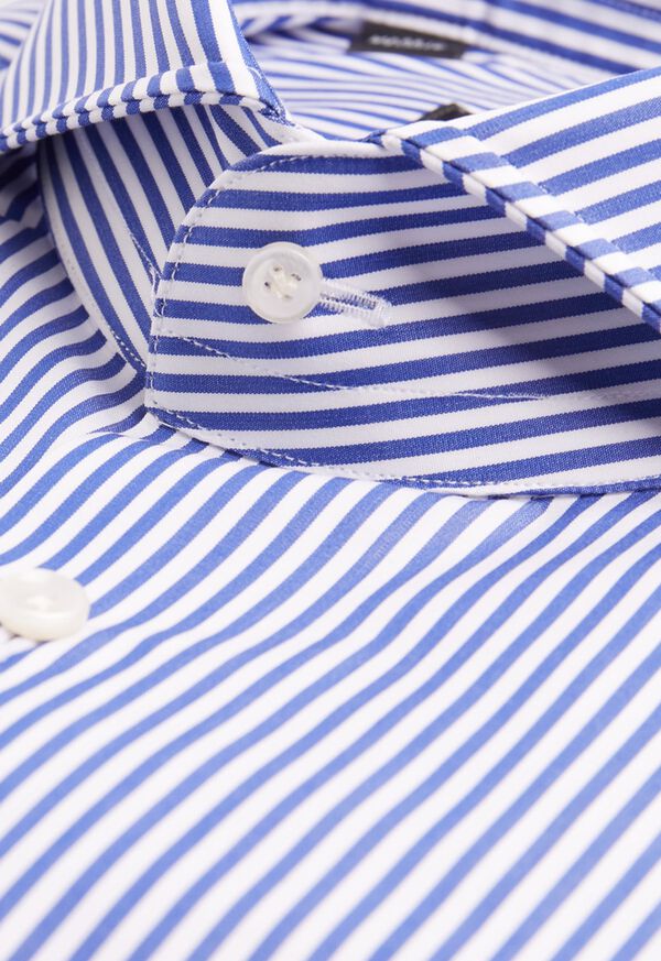 Paul Stuart Blue Stripe Dress Shirt, image 2