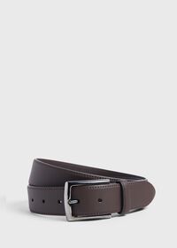 Paul Stuart Matte Finish Leather Belt, thumbnail 1