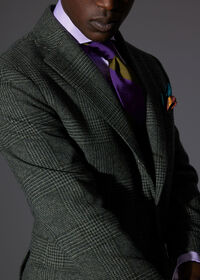 Paul Stuart Equestrian Printed Silk Pocket Square, thumbnail 2