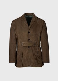 Paul Stuart Loden Suede Anorak Jacket, thumbnail 1