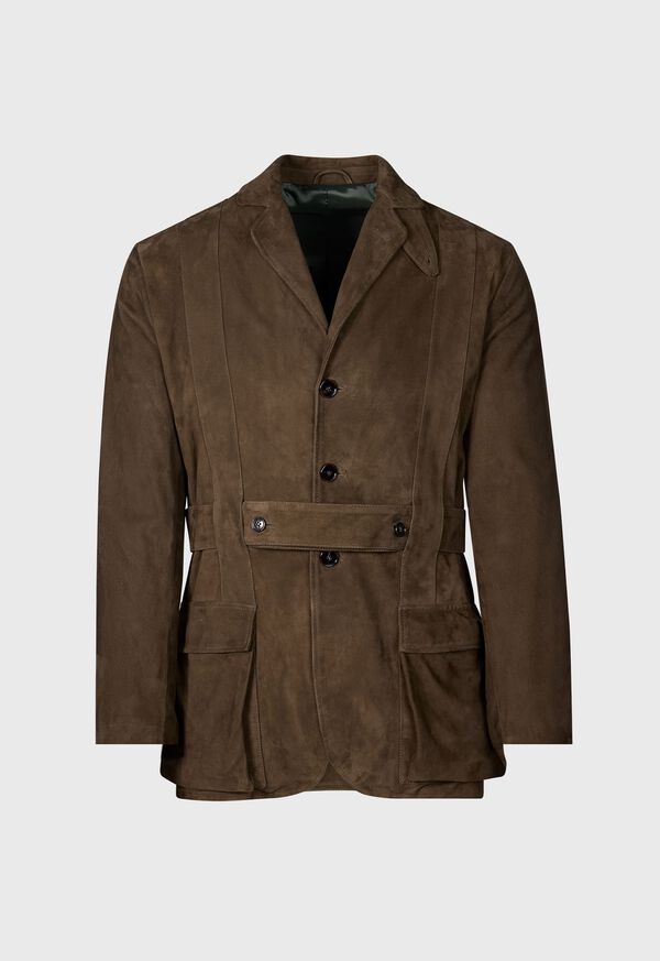 Paul Stuart Loden Suede Anorak Jacket, image 1