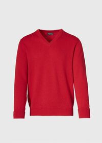 Paul Stuart Classic Cashmere Double Ply V-Neck Sweater, thumbnail 25