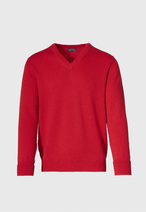 Paul Stuart Classic Cashmere Double Ply V-Neck Sweater, image 25