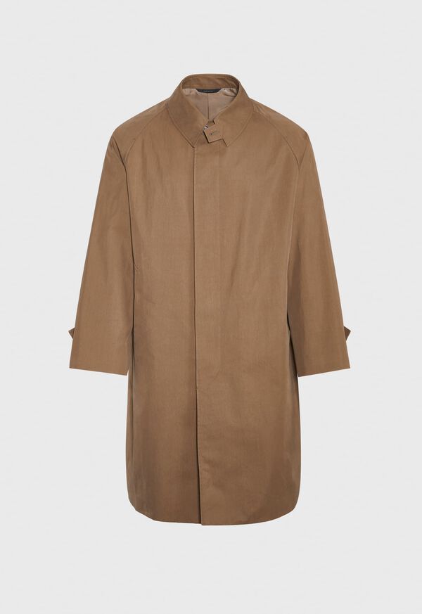 Paul Stuart Tan A-Line Rain Coat, image 1
