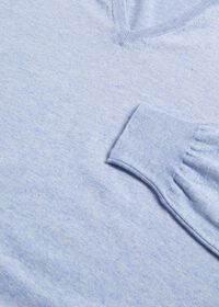 Paul Stuart Cotton and Cashmere V-neck Sweater, thumbnail 2