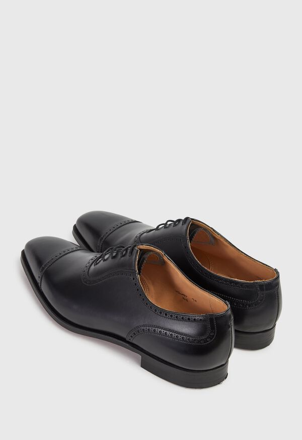 Paul Stuart The Westbourne Black Leather Cap Toe, image 4