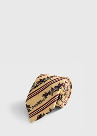 Paul Stuart Printed Silk Rider Motif Tie, thumbnail 1