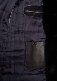 Paul Stuart Cashmere Coat with Fur Lapel, thumbnail 3
