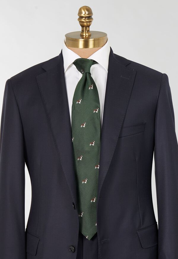 Paul Stuart Woven Silk Spaniel Tie, image 2