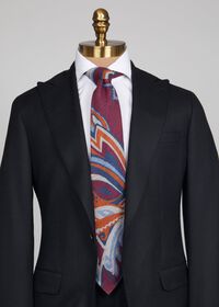 Paul Stuart Silk Print Tie, thumbnail 2