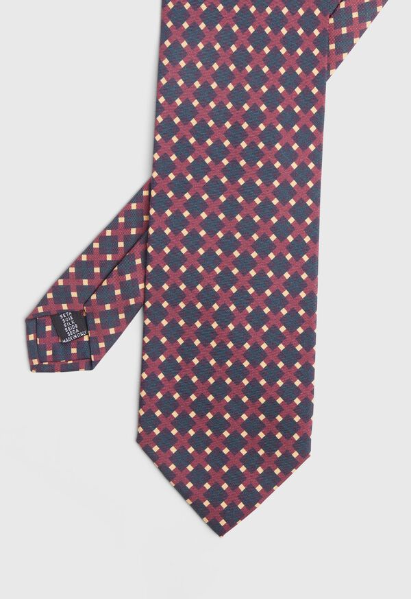 Paul Stuart Vintage Block Print Tie, image 1