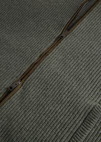 Paul Stuart Lambswool Vest with Suede Trim, thumbnail 2