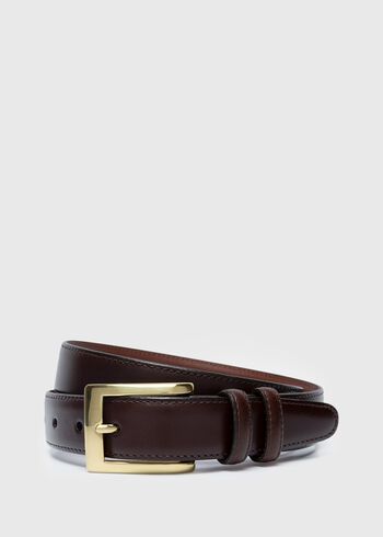 Paul Stuart Kipskin Leather Dress Belt