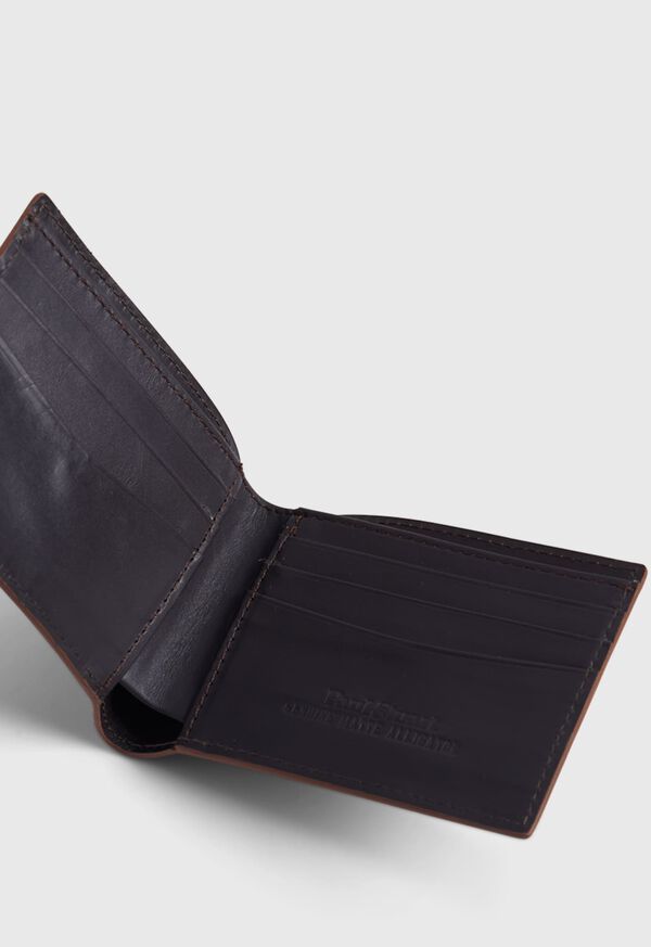 Paul Stuart Matte Alligator Slim Billfold Wallet, image 2
