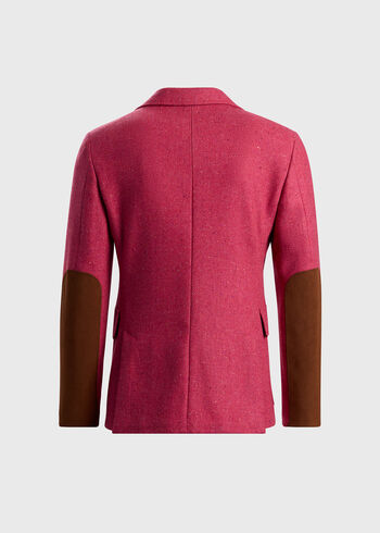 Paul Stuart Tweed Jacket with Suede Finishing