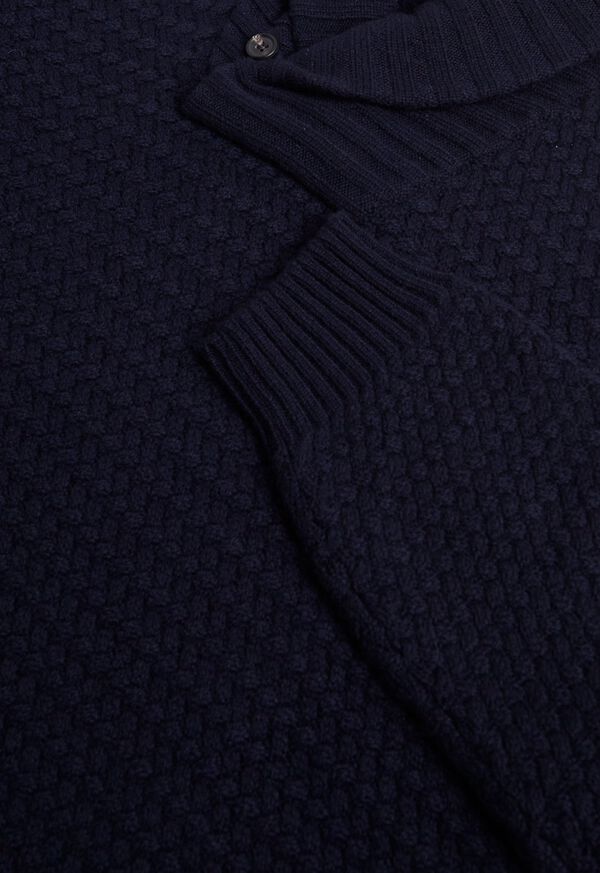 Paul Stuart Military Shawl Collar Pullover Sweater, image 2