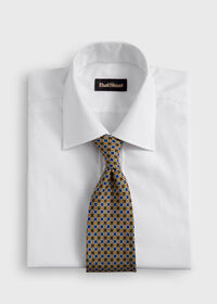Paul Stuart Silk Geometric Floral Medallion Tie, thumbnail 2