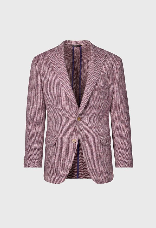 Paul Stuart Herringbone Tweed Jacket, image 1
