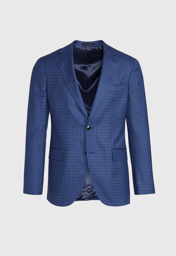 Paul Stuart Tonal Royal Blue Check Sport Jacket, image 1
