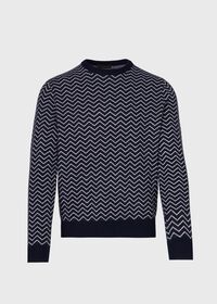 Paul Stuart Cashmere micro pattern Sweater, thumbnail 1