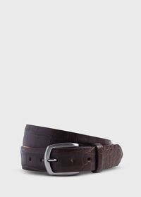 Paul Stuart Matte Alligator Belt, thumbnail 1